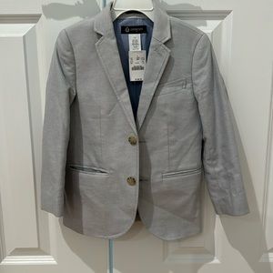 J Crew Crewcuts Thompson Suit Jacket Boys Size 4-5 Light Blue